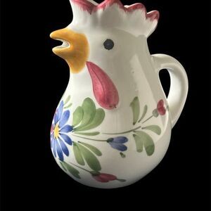 Vintage Rooster Pitcher NOS/Estate Find
